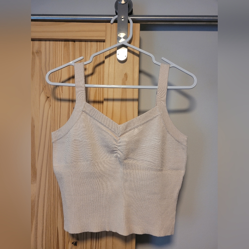 NWOT Cream Tank Top